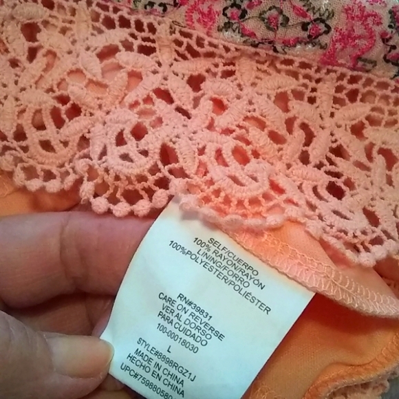 My Michelle Rayon mini Dress sz L - Picture 5 of 6